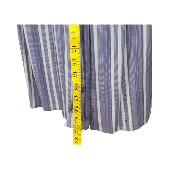 Japna Women's Criss/Cross Striped Bandage Dress size S, Blue & White - Picture 6 of 8